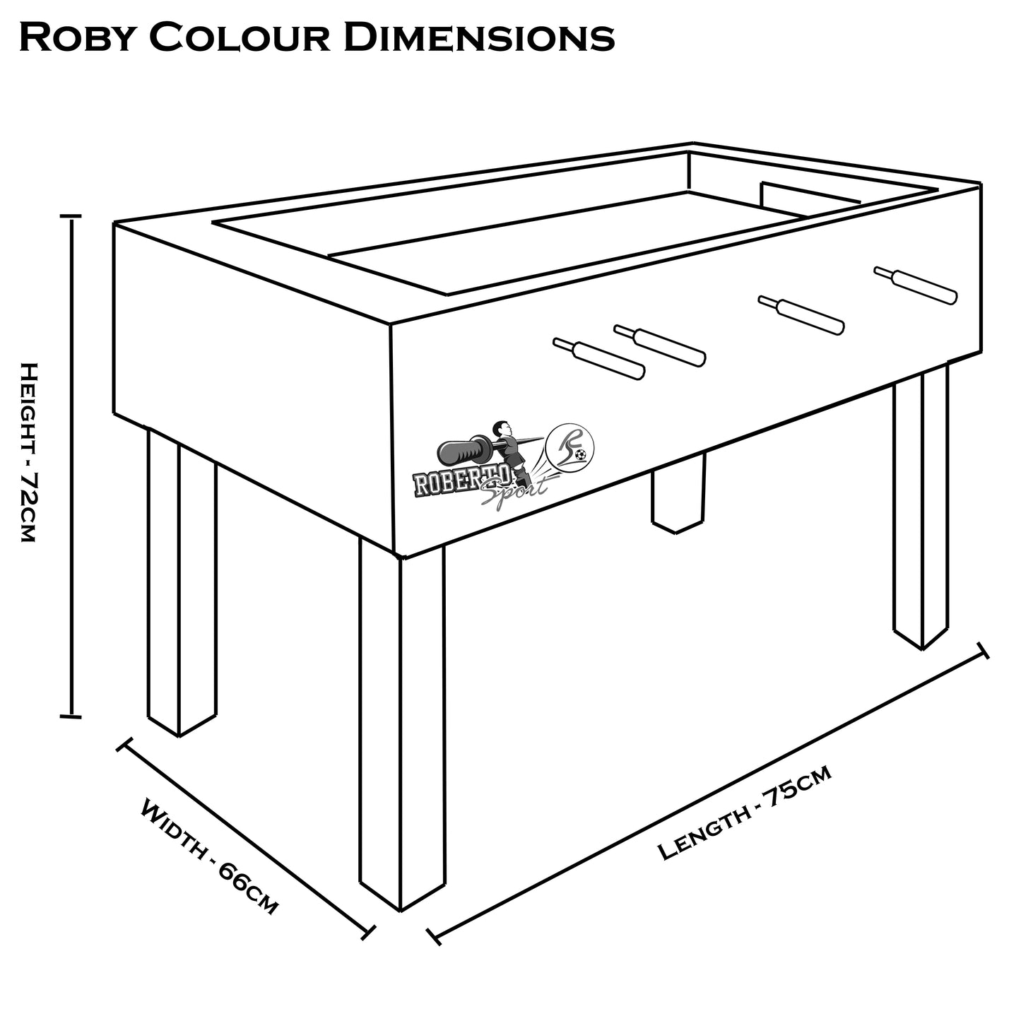 Roberto Sport Roby Colour Football Table