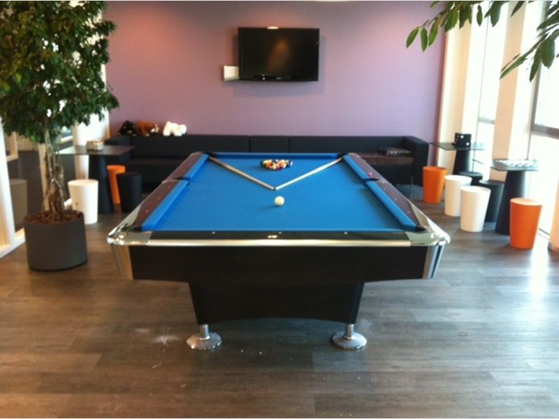 Buffalo Pro II American Pool Table Black Gloss