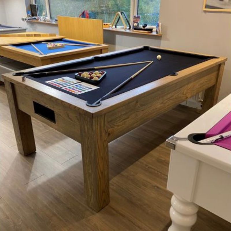 FMF Spirit Tournament Pool Table Solid Oak Timber - Excel Leisure Games