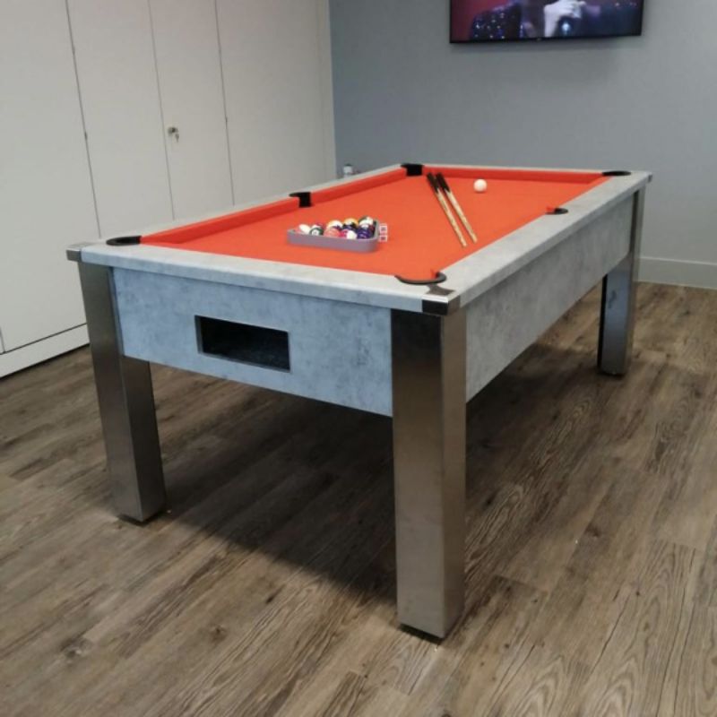 FMF Spirit Tournament Pool Table Chicago Concrete - Excel Leisure Games