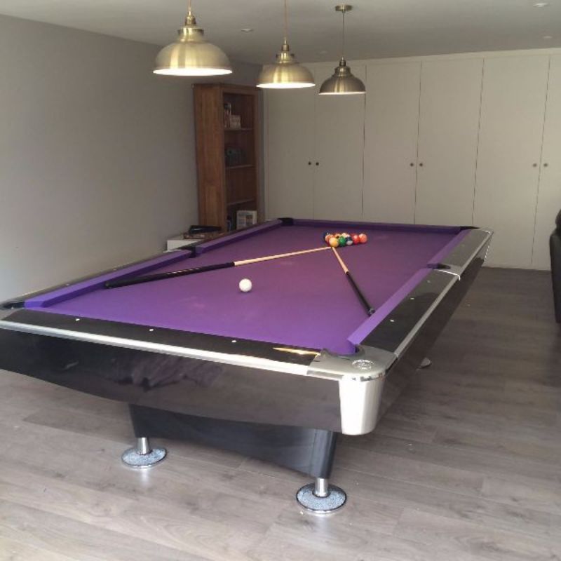 Buffalo Pro II American Pool Table Black Gloss