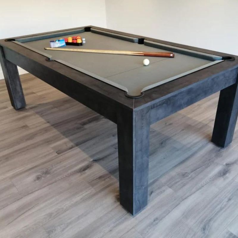 Superpool Rosetta Pool Dining Table Monaco Grey - Excel Leisure Games