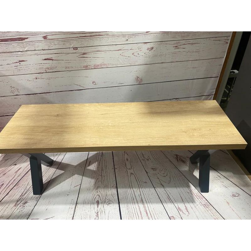 Superpool Cross Leg Pool Dining Table Bench