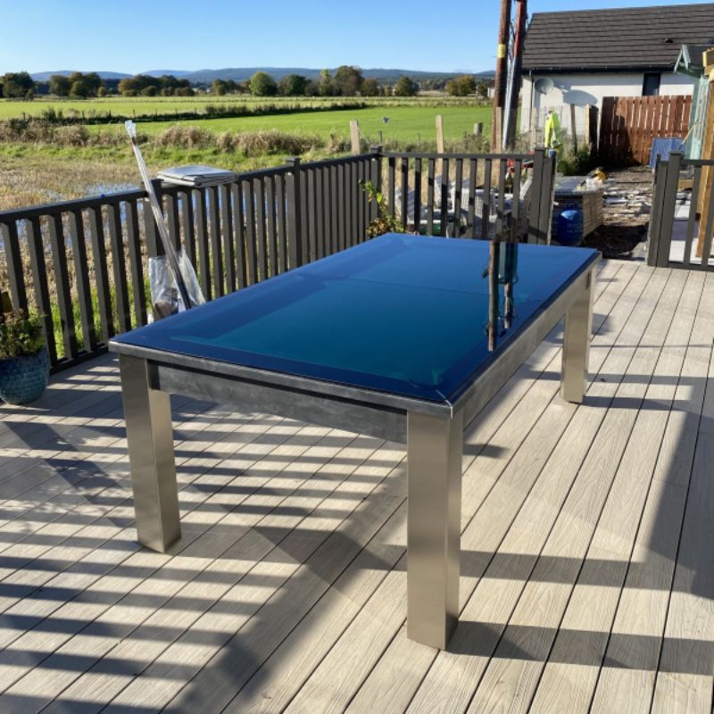 FMF Elixir Outdoor Slate Pool Dining Table - Excel Leisure Games