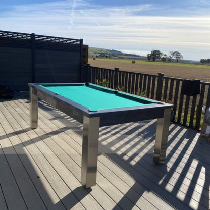 FMF Elixir Outdoor Slate Pool Dining Table - Excel Leisure Games