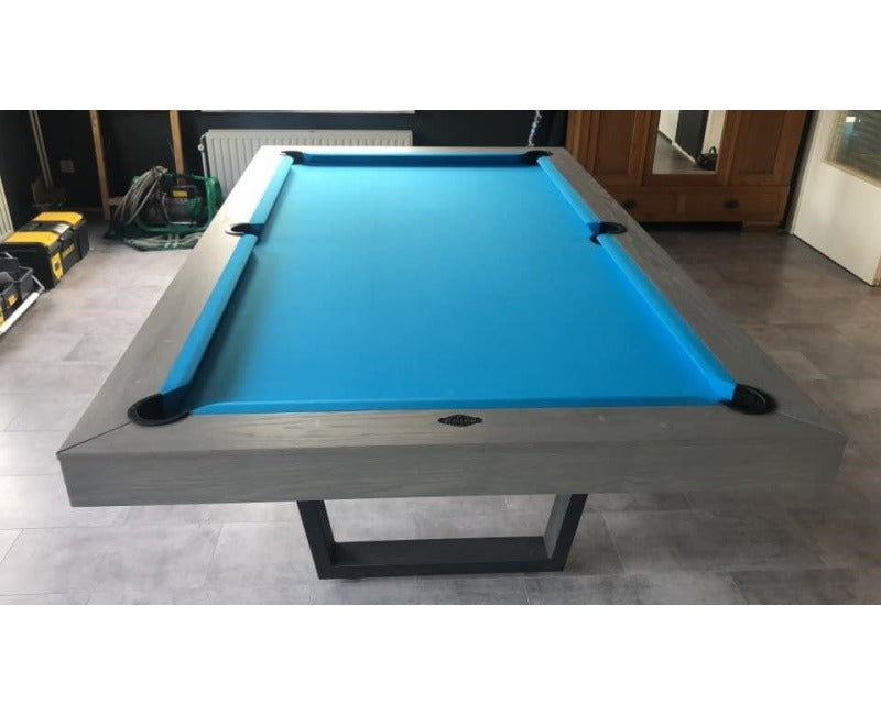 Buffalo Harlem American Pool Dining Table Grey Ash