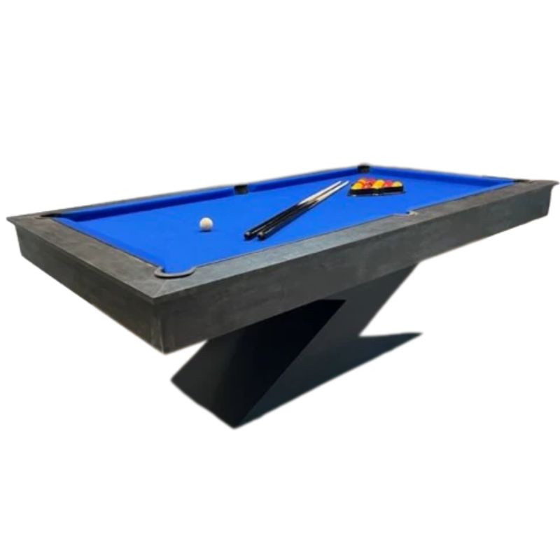 Superpool Lightning Pool Dining Table Monaco Grey 7ft - Excel Leisure Games