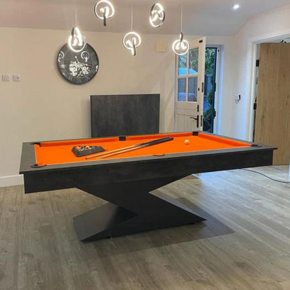 Superpool Lightning Pool Dining Table Monaco Grey 7ft - Excel Leisure Games