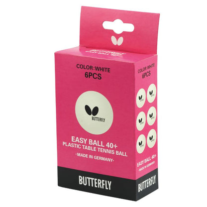 Butterfly Easy Ball Table Tennis Balls (6 Pack)